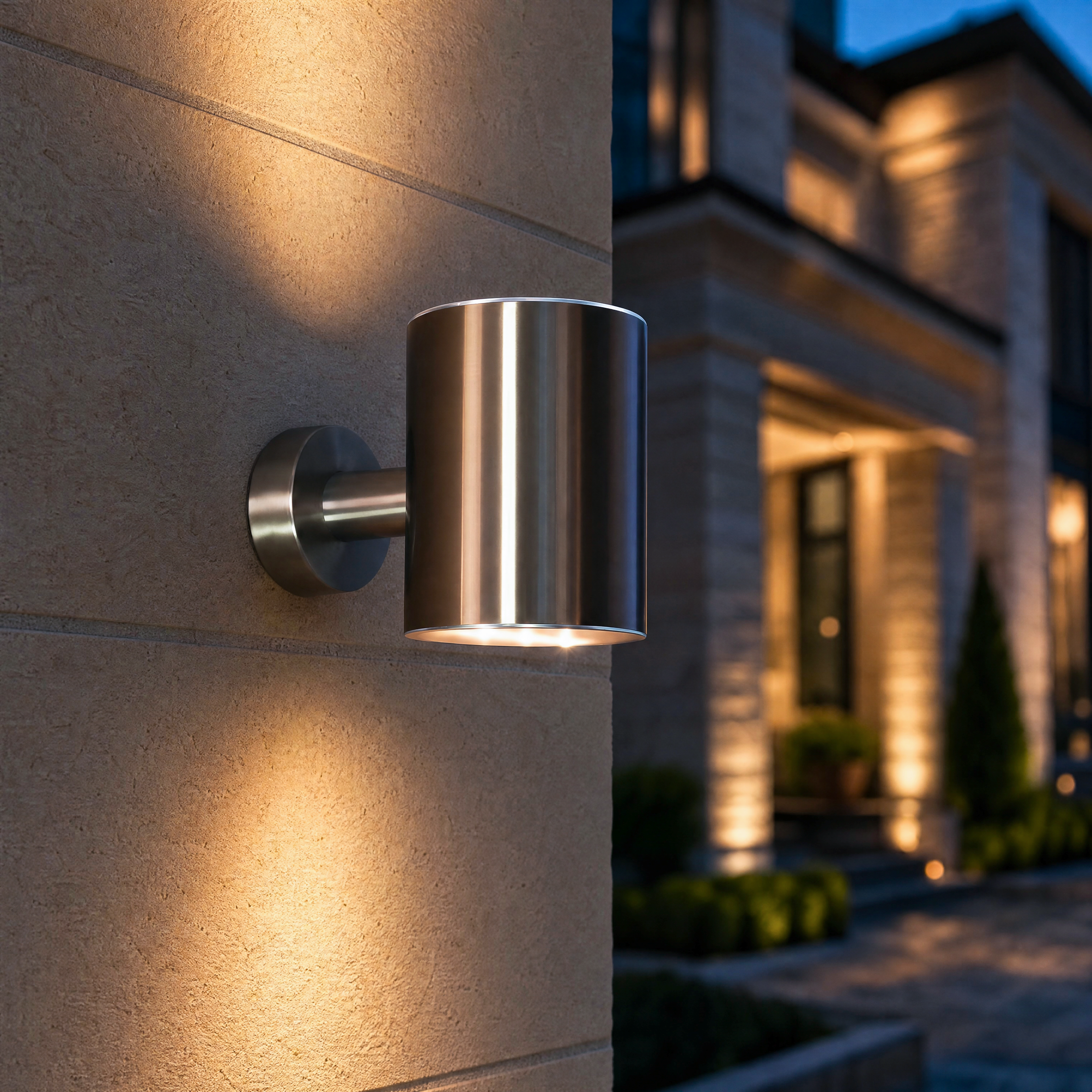 Fairfax Solar Wall Light - Warm White