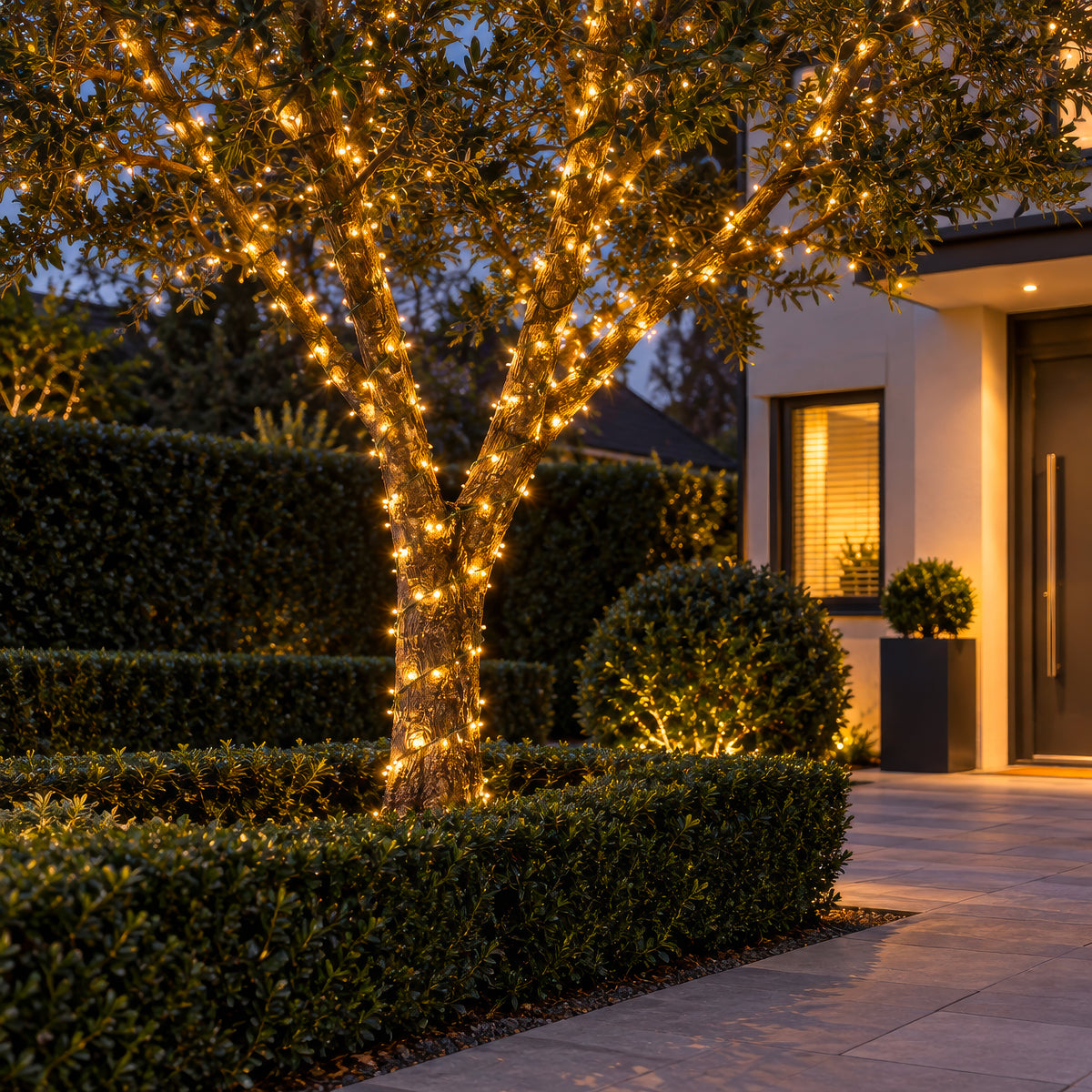 Outdoor Fairy Light on Green Cable - Christmas Lights Outdoor
