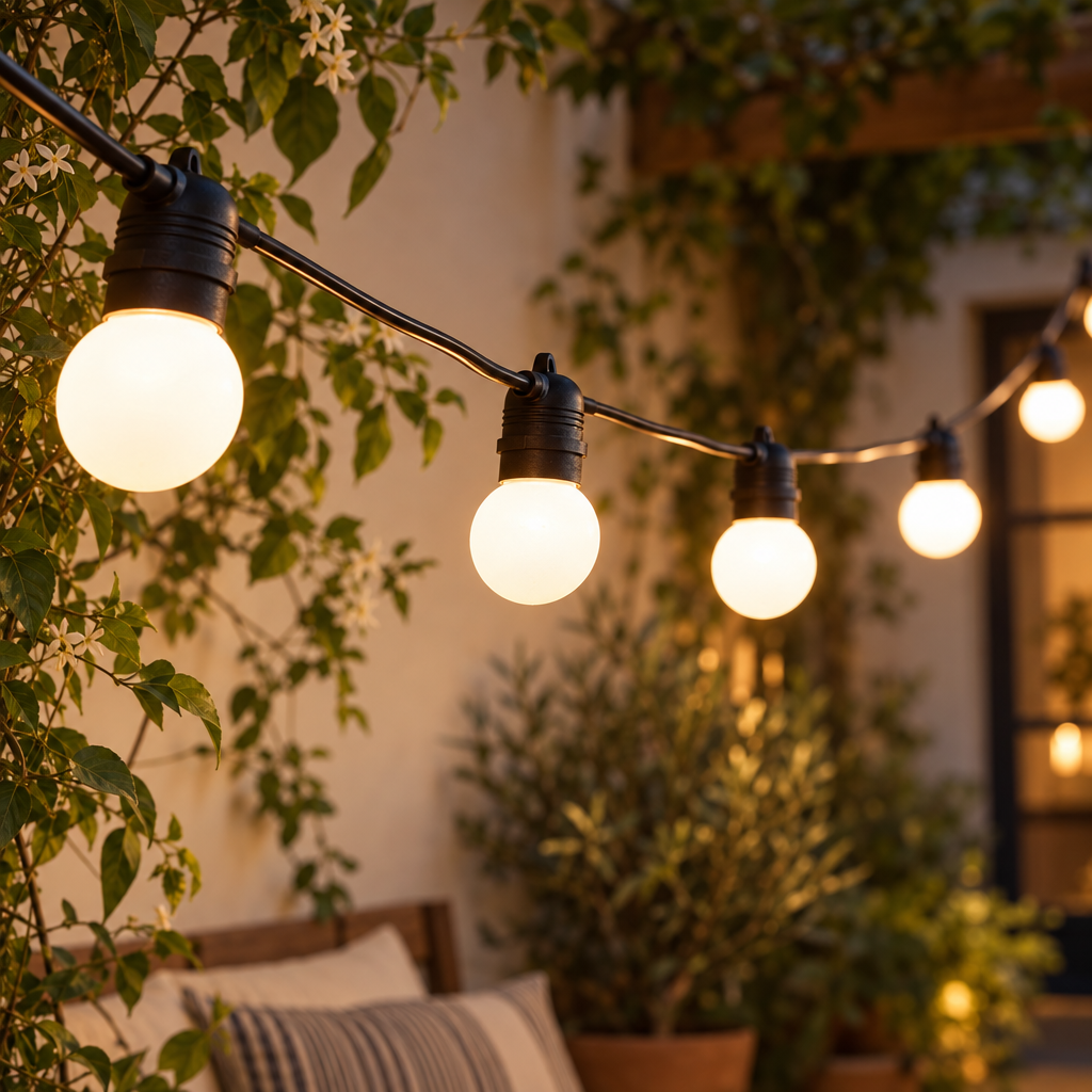 Festoon Lights G45 Frosted Meribel