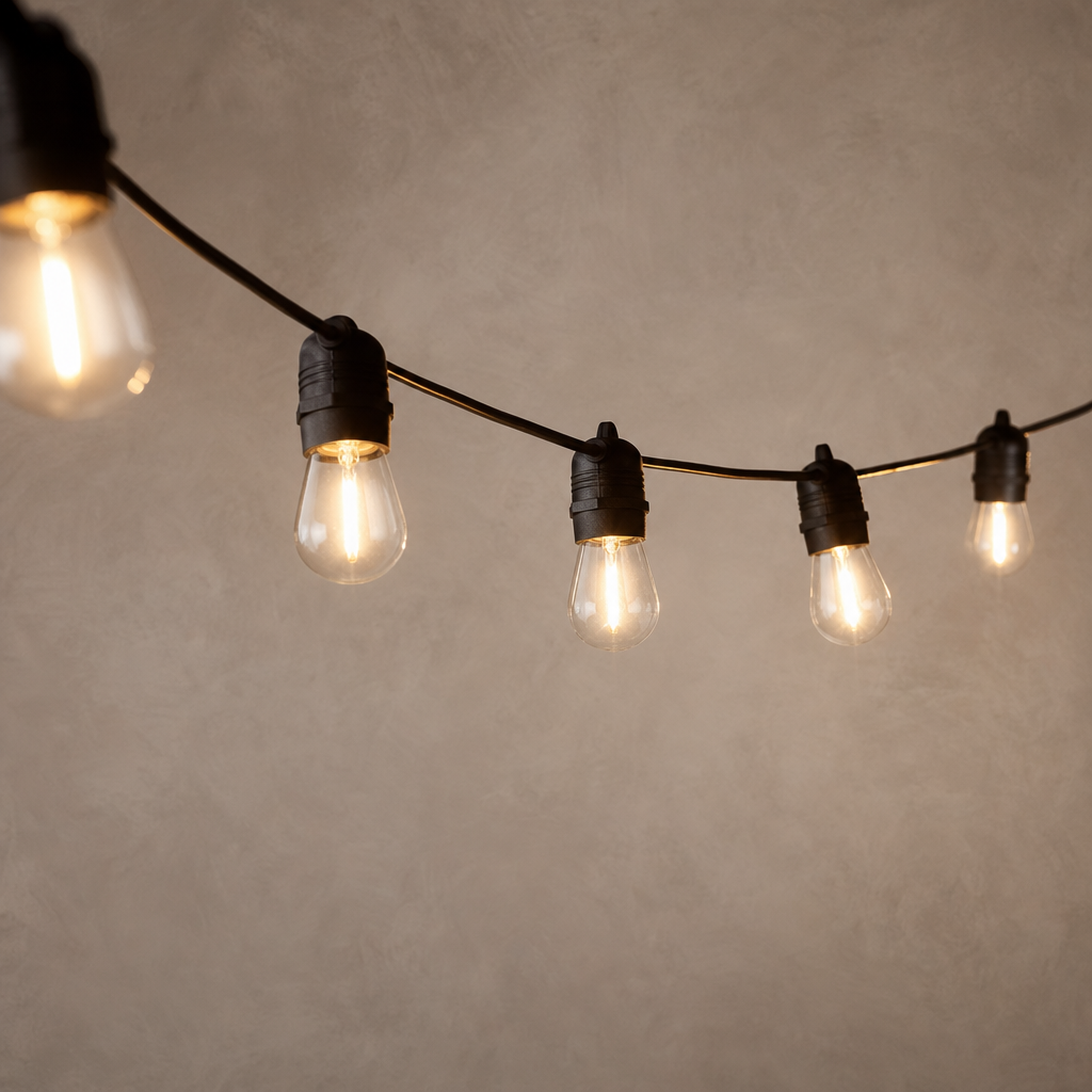 Portofino Pro Festoon Lights - Connectable, IP65 (10m–200m) - Commercial Grade