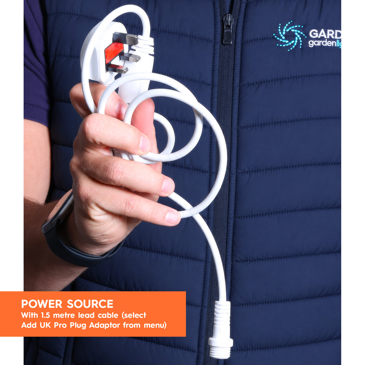 Fairy Lights Power Source Outdoor IP65