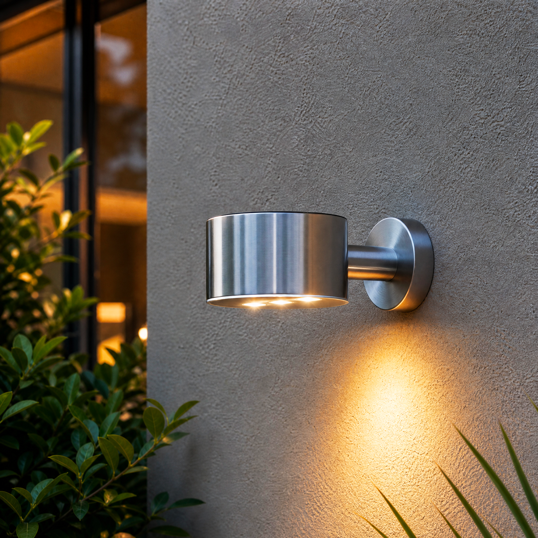 Solar Wall Light Down Facing