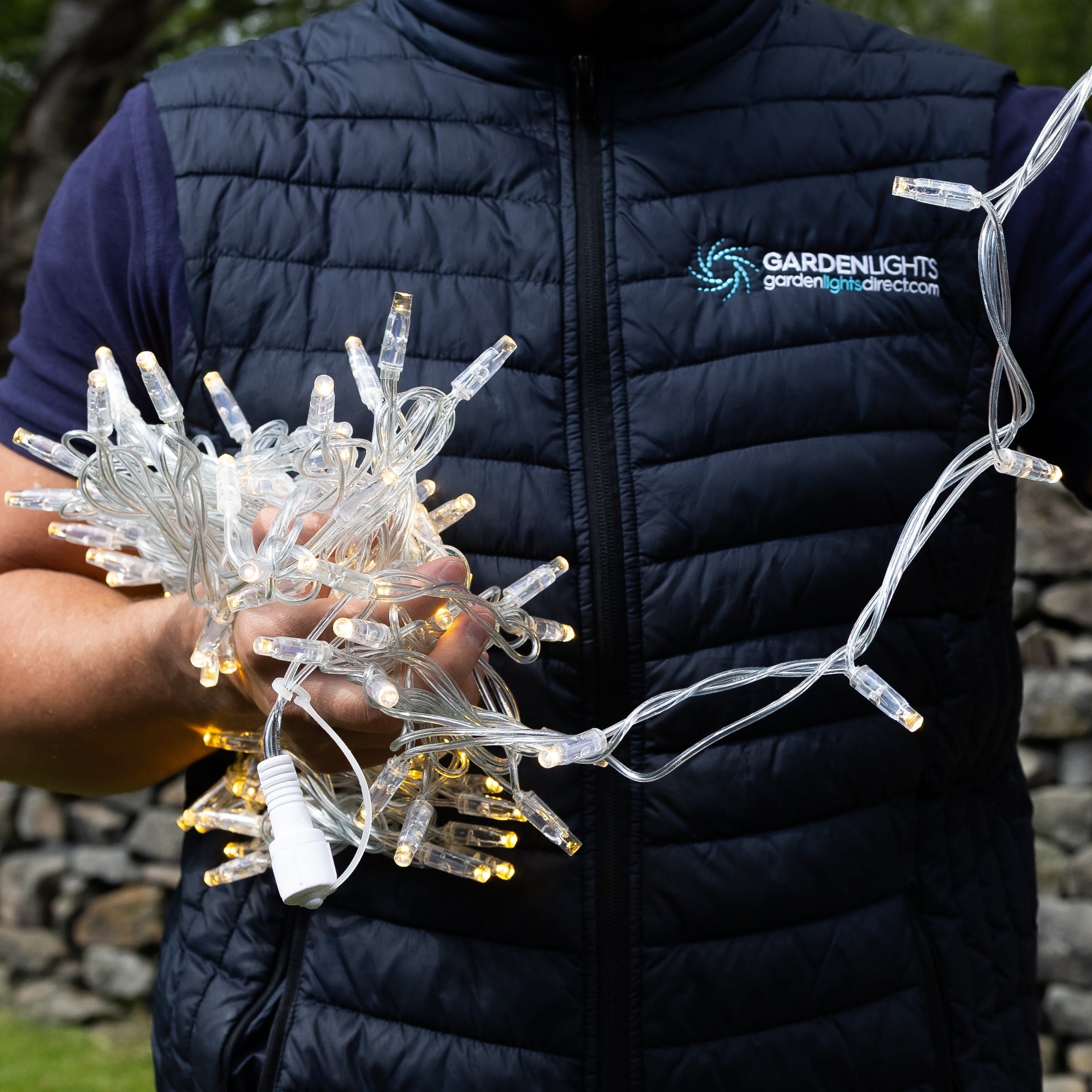 Transparent Fairy Lights Connectable Outdoor & Indoor IP65