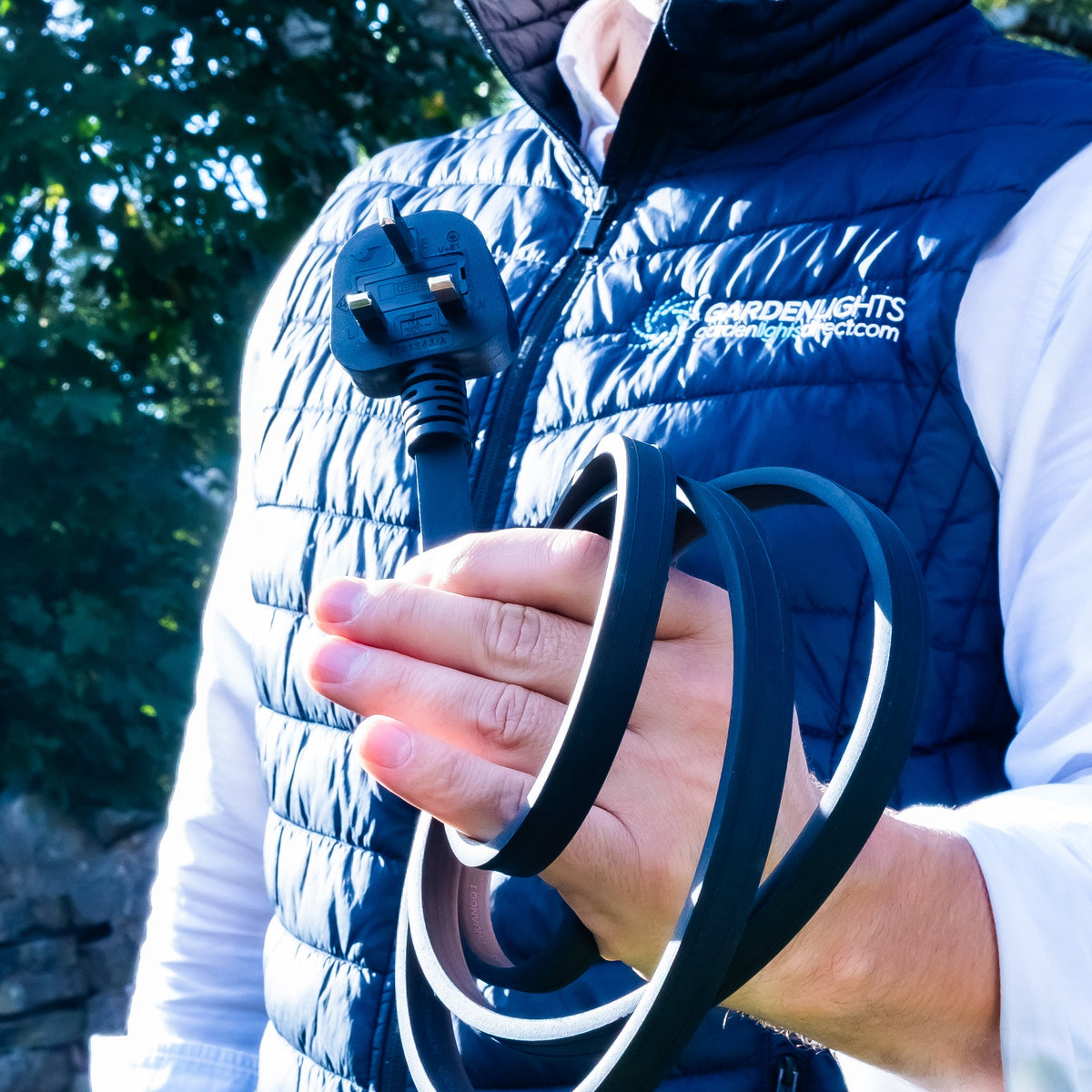 Belt Festoon Lighting Power source