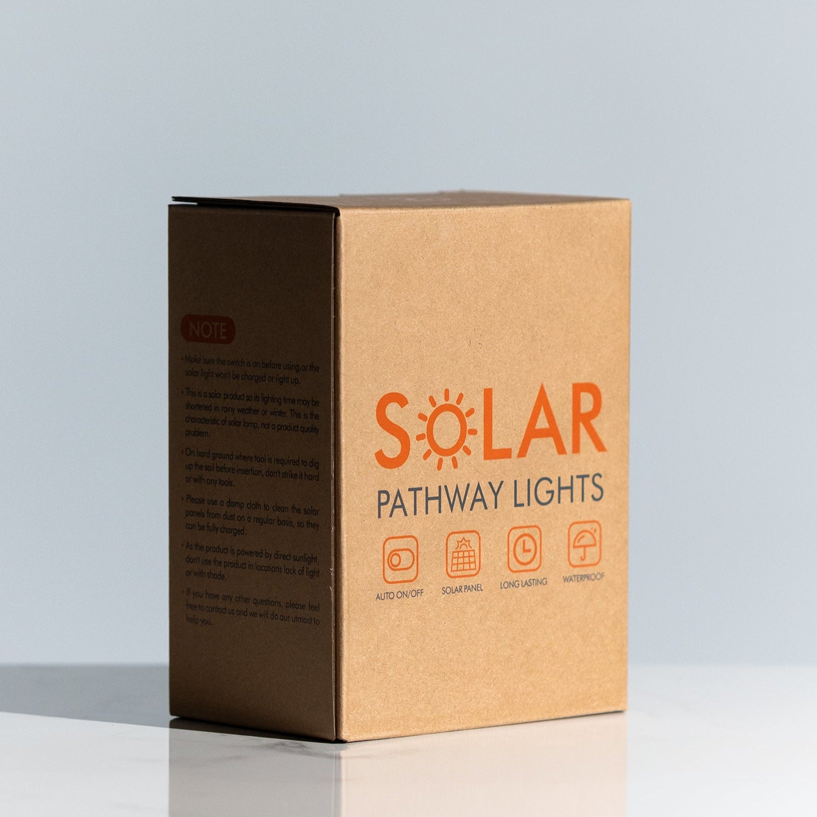2 Pack Grove Solar LED Pathway Lights IP65 Rated - Garden Lights Direct