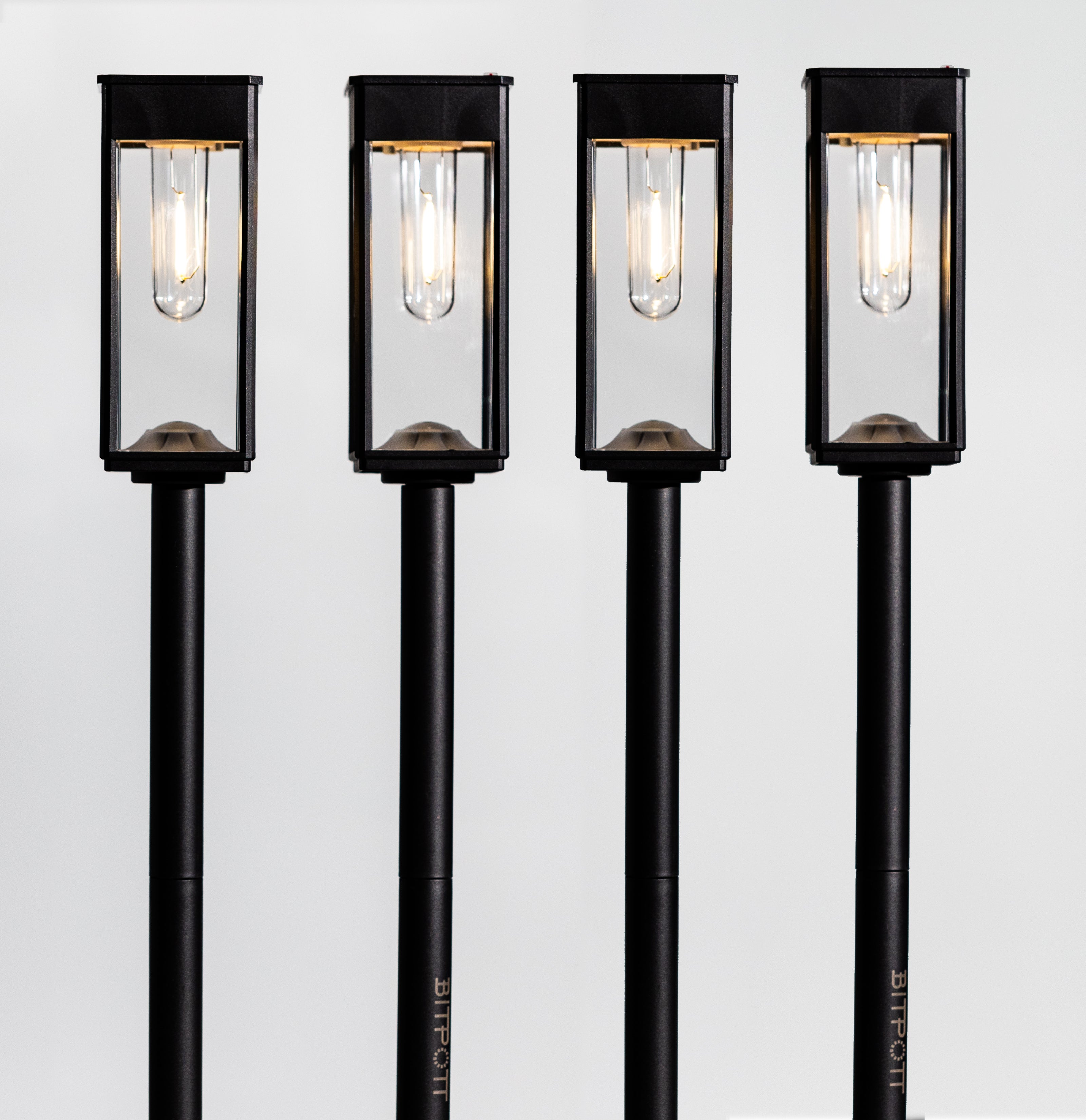 Solar Garden Grove Stake Lights - Warm White - 4 Pack