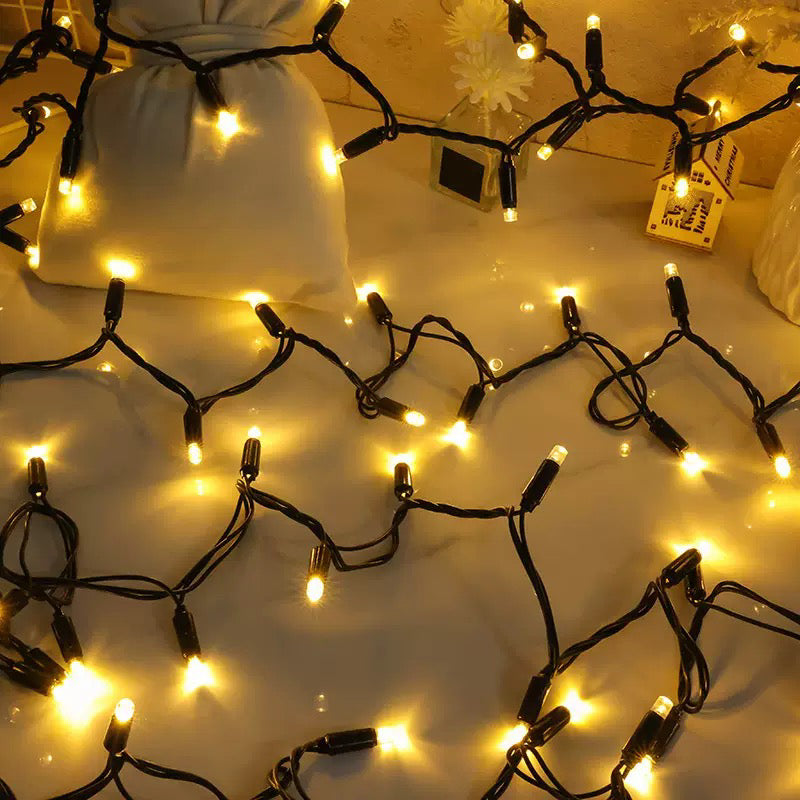 SCANDI Glow Connectable Fairy Lights - Green Cable - IP65 Outdoor & Indoor, 10–100m, 100–1000 LEDs