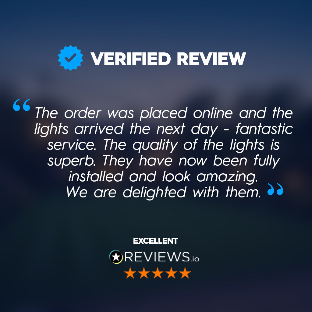Festoon Lights Verified 5 Star Review