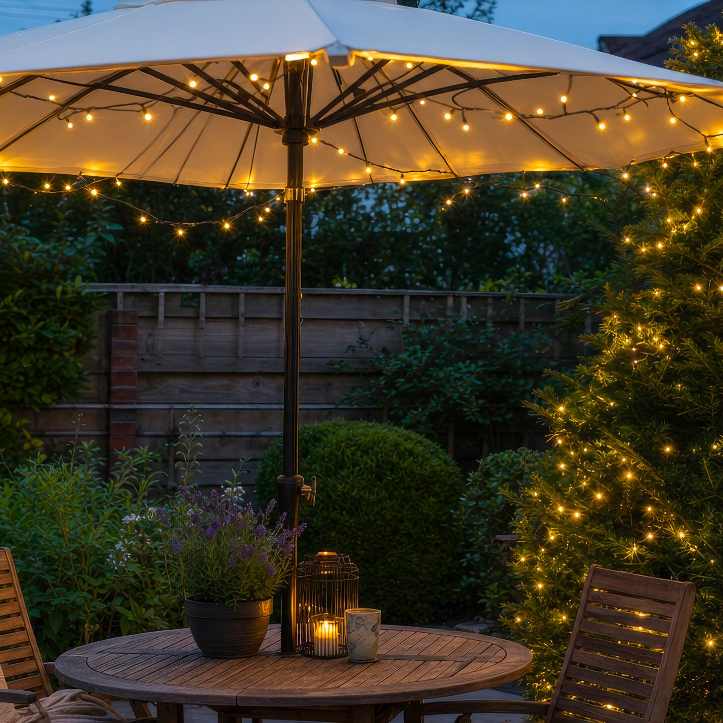 Outdoor Green Fairy Lights Warm White Connectable Waterproof