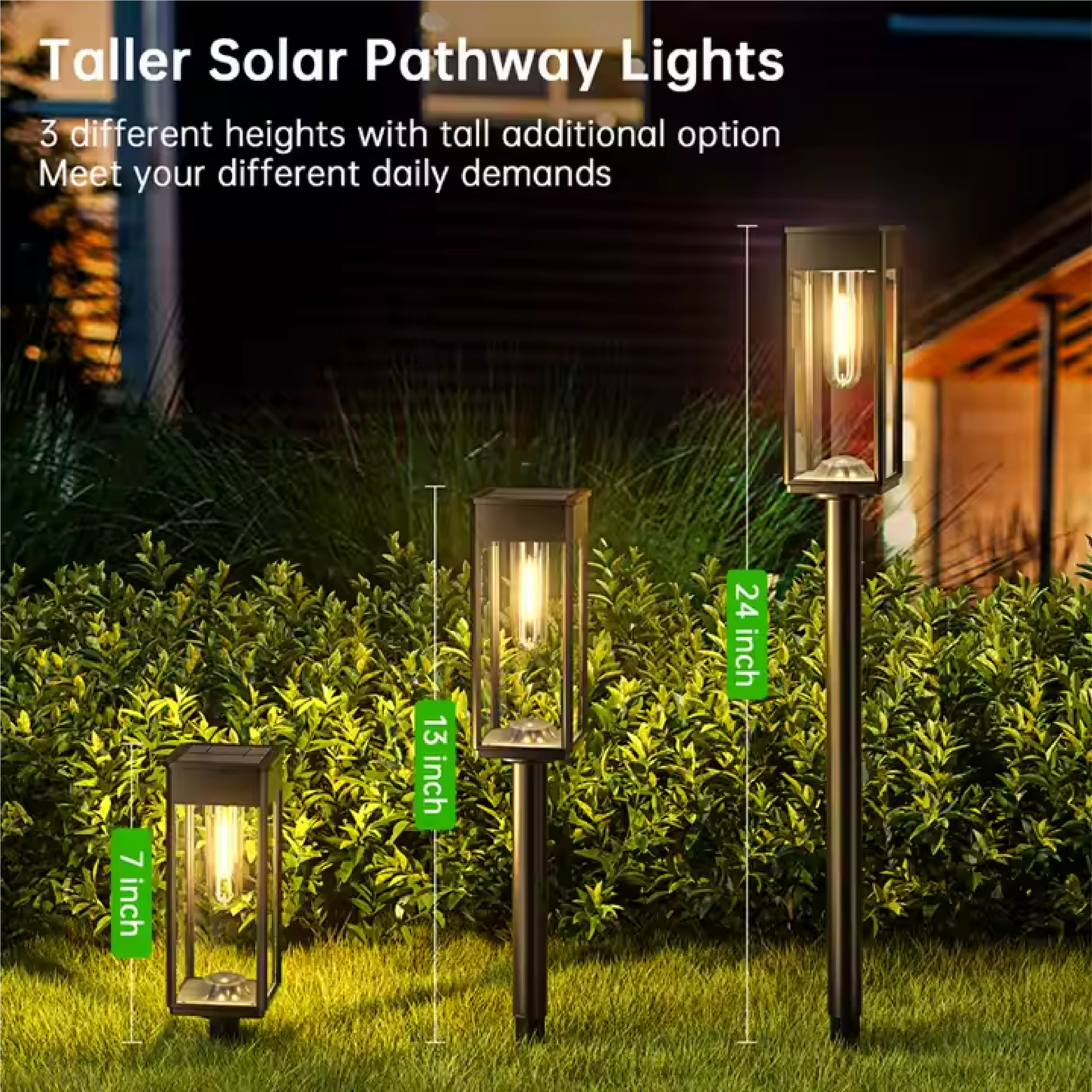 2 Pack Grove Solar LED Pathway Lights IP65 Rated - Garden Lights Direct