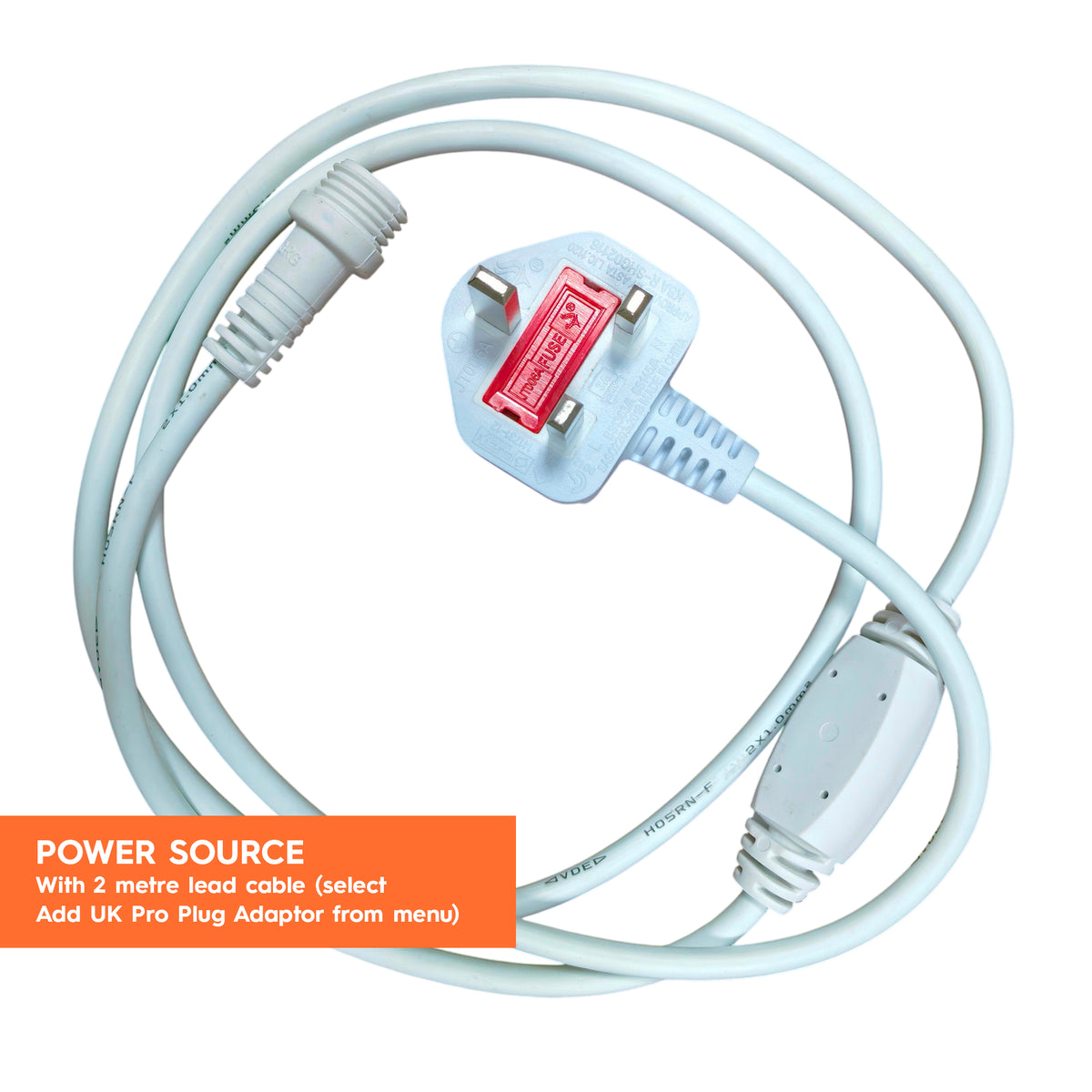NORDIC Glow LED Fairy Lights - Connectable IP65 Outdoor & Indoor, 10-100m, 100-1000 LEDs, Thick White Rubber Cable