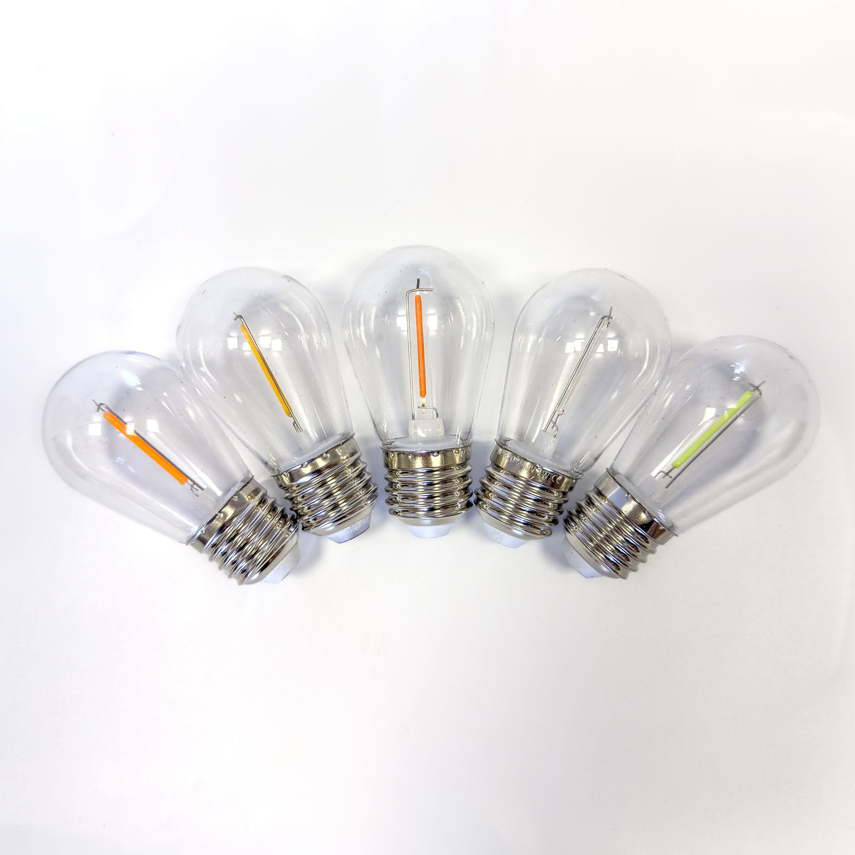 Multi Coloured Festoon Bulbs
