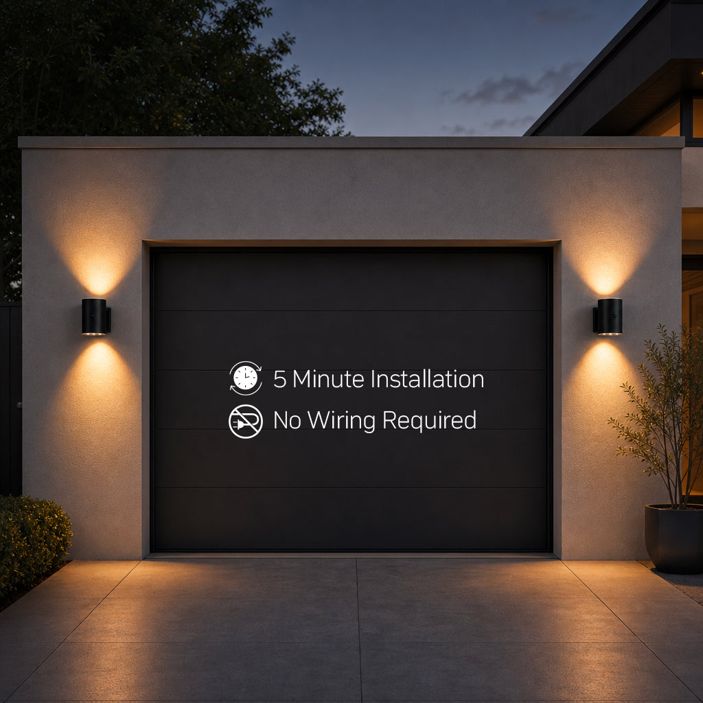 Solar Wall Light No Wiring Simple Installation