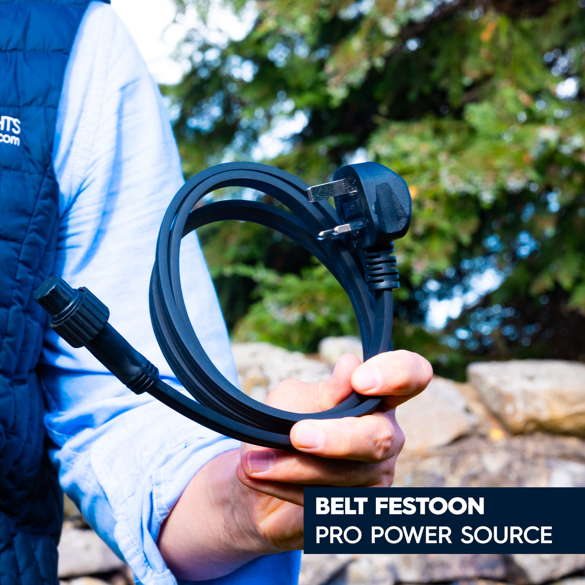 Pro Belt Festoon Lights - Connectable, IP65 (10m–200m) - Heavy Duty Festoon Lights