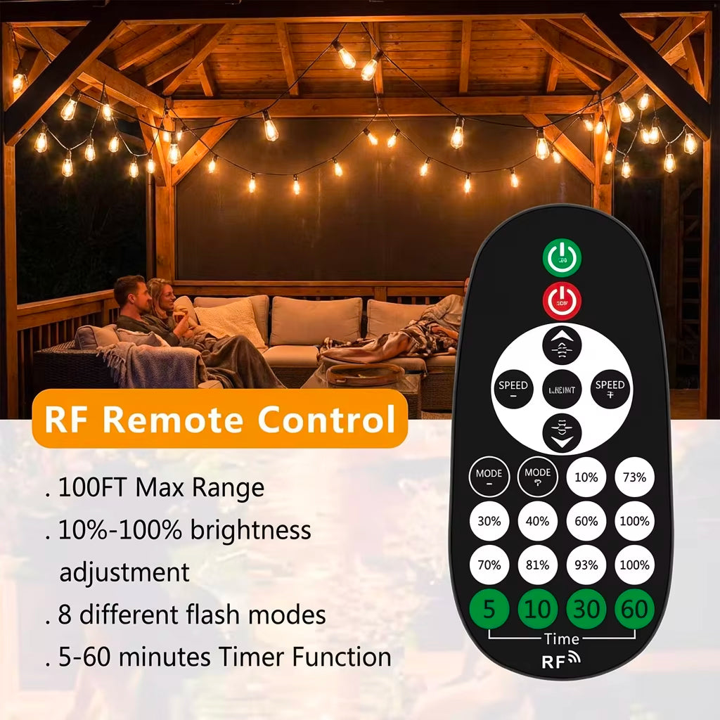 Festoon Light Remote Controller, Receiver & Dimmer